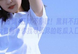 狂欢不停歇！黑料不打烊tttzzz官网带你找寻无尽的吃瓜入口！